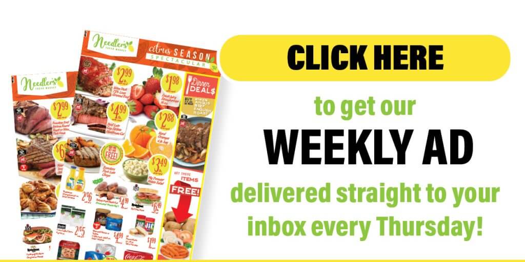 Click here to get our weekly ad delivered to your inbox every Thursday!